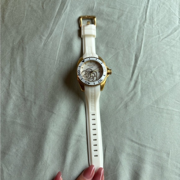 Invicta Angel Gold and White Watch - Picture 2 of 4